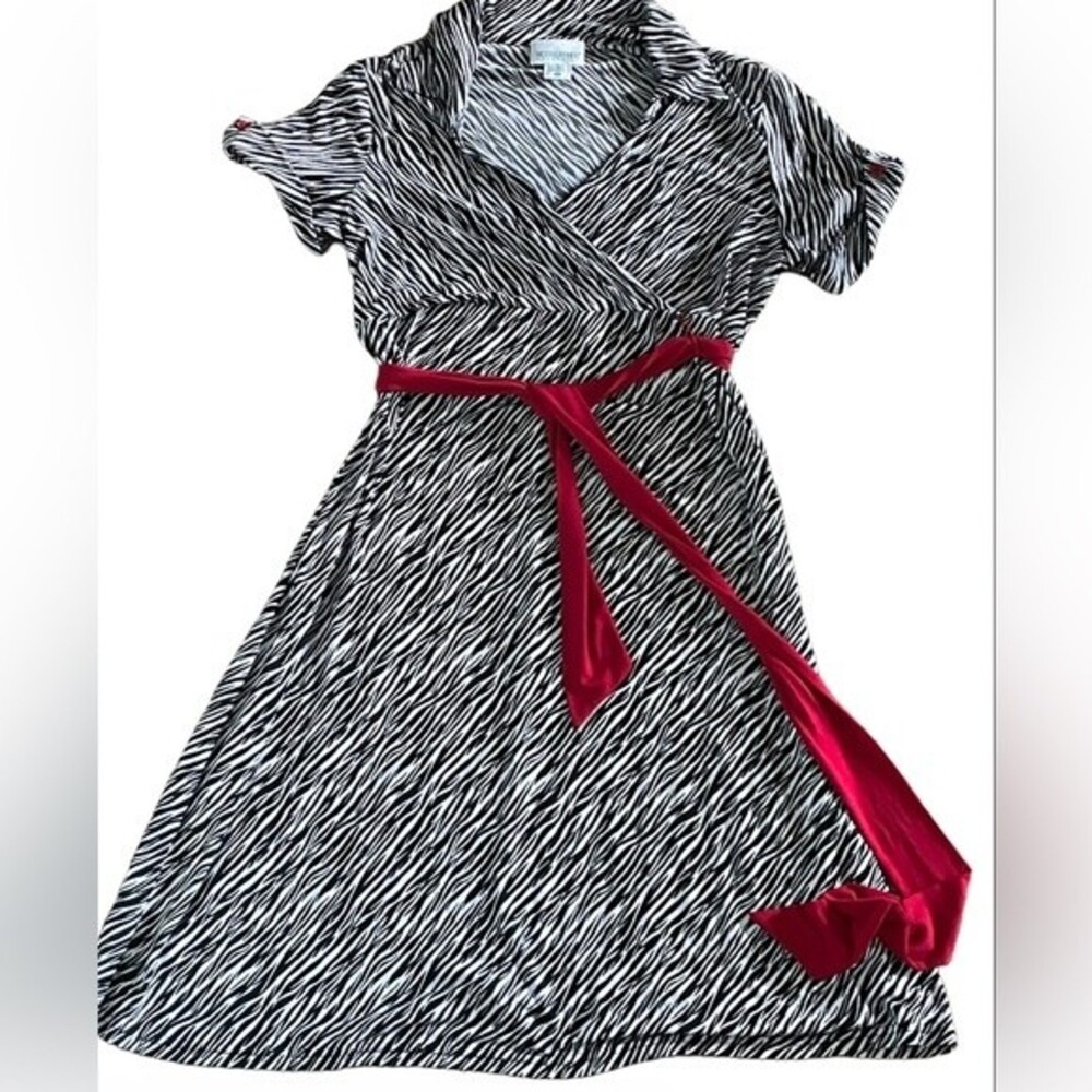 Motherhood Zebra Print Dress